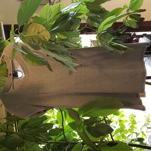 Lur Sweetheart Neckline  A Line Gray Dress Large